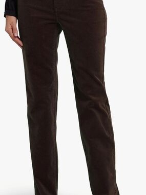 NYDJ Marilyn Straight Corduroy Pants 24W Smoked Tomato NWT Plus Size
